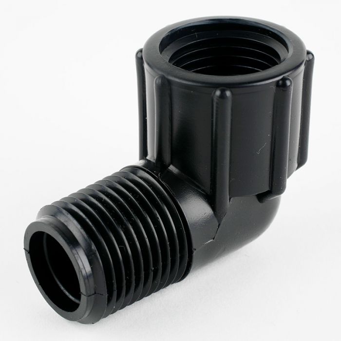 1″ PVC Black Street Elbow