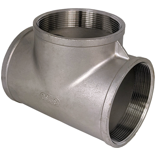 Stainless Steel Threaded Tee